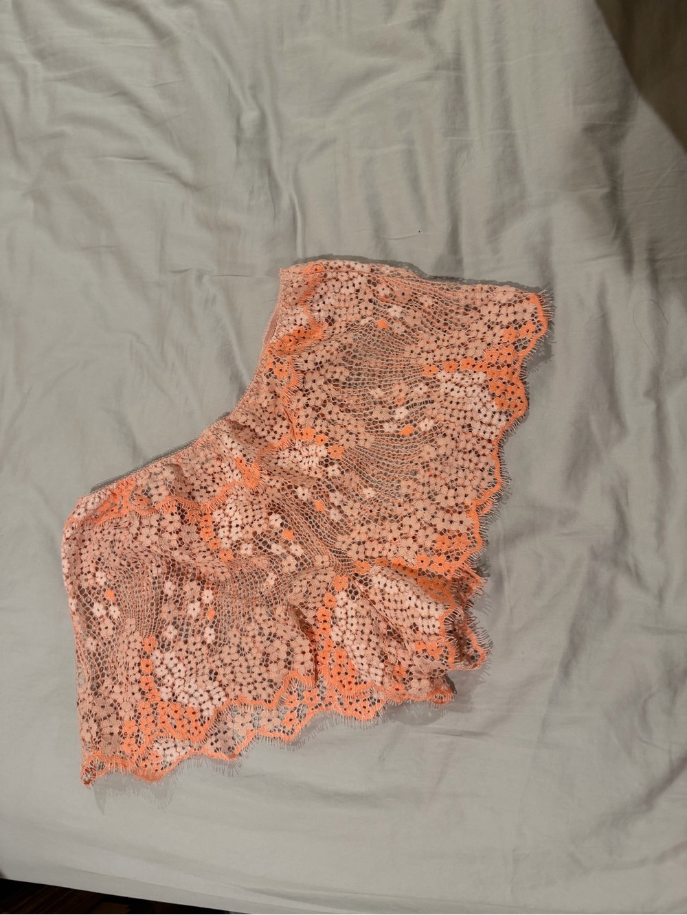 Victoria's Secret Coral Lace Boyshort